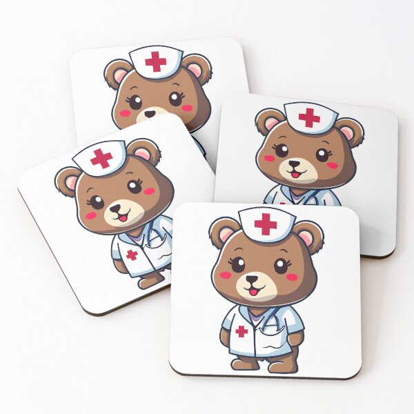 Item preview, Cute Nurse Bear Kawaii  designed and sold by TeddybearClub.