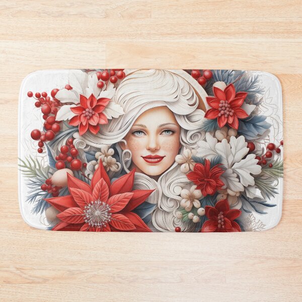 Item preview, Mrs. Claus Mandala Bliss - Festive Sticker for Christmas Elegance designed and sold by SlayerOfKings.