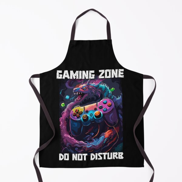 Item preview, Do Not Disturb Gaming Zone funny cool pop art contoller illustration for gamers designed and sold by Naumovski.