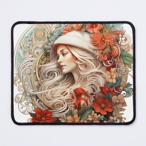 Item preview, Mrs. Claus Mandala - Elegant Christmas Sticker designed and sold by SlayerOfKings.
