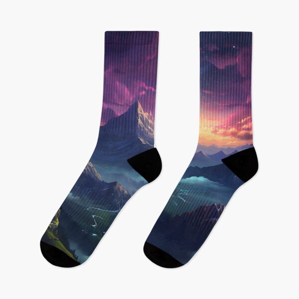 Item preview, Night Sky Over Mountains designed and sold by FTS-Studio.