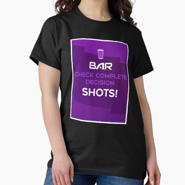 Item preview, VAR Parody BAR T Shirt Time for Shots designed and sold by njmclean.