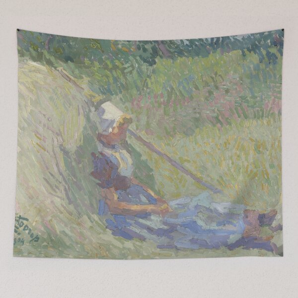 Item preview, Jan Toorop, Rustende boerin designed and sold by NouveauEra.