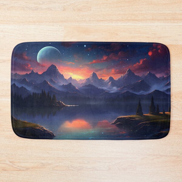 Item preview, Night Sky Over Mountains designed and sold by FTS-Studio.