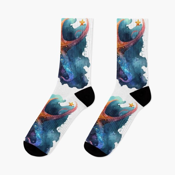 Item preview, Galactic Starfish Watercolor designed and sold by BrushandByte.