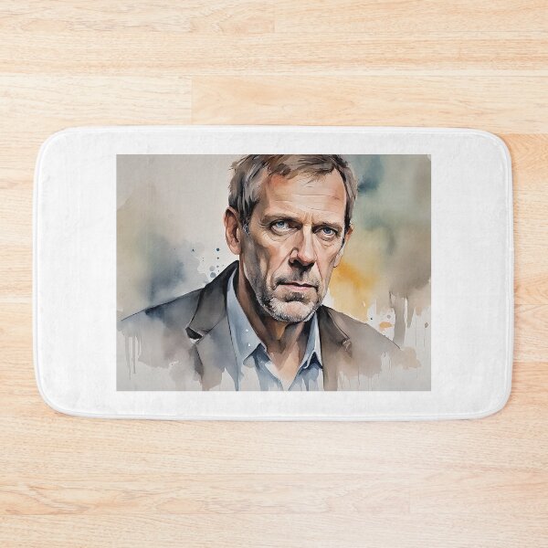 Item preview, Watercolor sketch with Hugh Laurie designed and sold by bogfl.