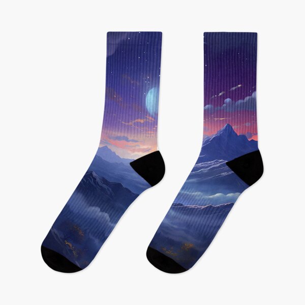 Item preview, Night Sky Over Mountains designed and sold by FTS-Studio.