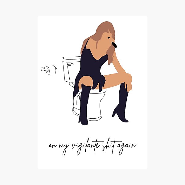 Item preview, Toilettes du justicier Taylor Swift designed and sold by GroundCashew.