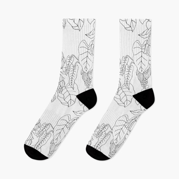 Item preview, Tropical plants and flowers line art designed and sold by OrangeKoi.