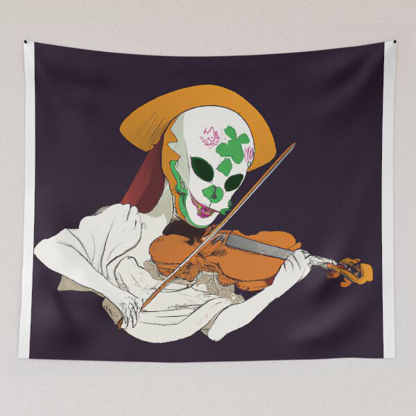 Item preview, Mrs. Skeletonichi Violin designed and sold by Bencasso Barnesquiat.