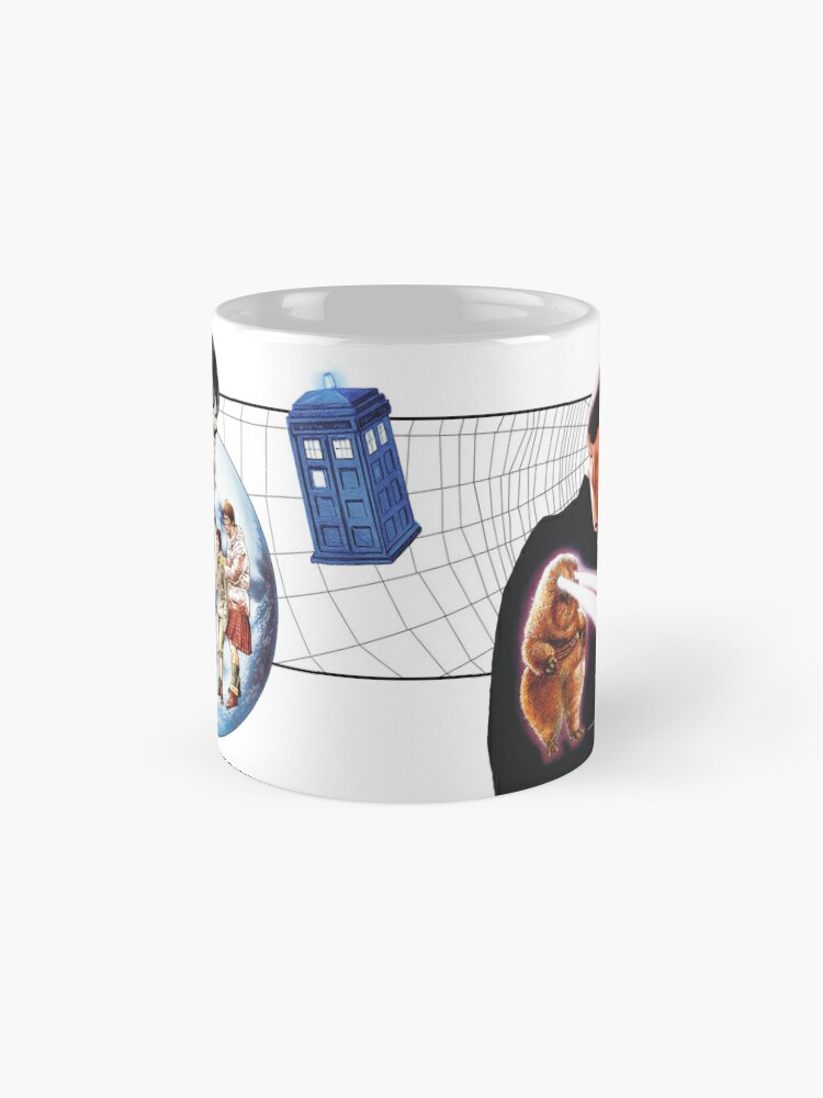 Coffee Mug, The 2nd Doctor and the Web of Fear designed and sold by House of Achilleos