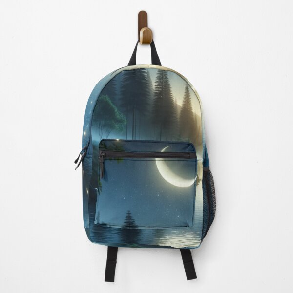 Item preview, Lunar Calm: Night Reflections in the Forest River designed and sold by masquetea.