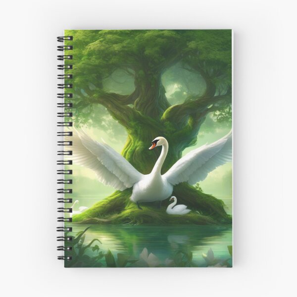 Item preview, The Swan & The Tree of Life designed and sold by Mortinus.