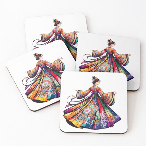 Item preview, Woman in hanbok designed and sold by MomiDStudio.