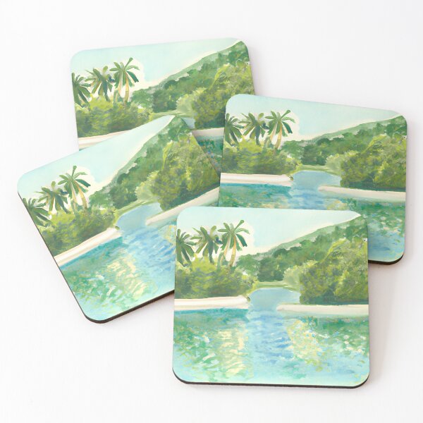 Item preview, Azure Tranquility- nature paradise landscape designed and sold by LustigFox.