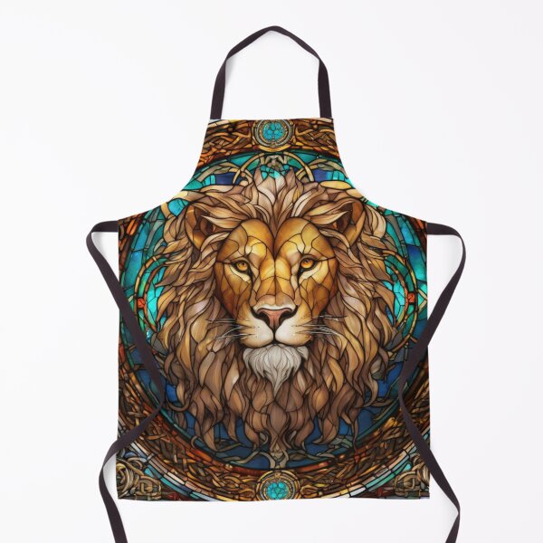 Item preview, AI • Lion • Stained Glass • IX designed and sold by Mortinus.