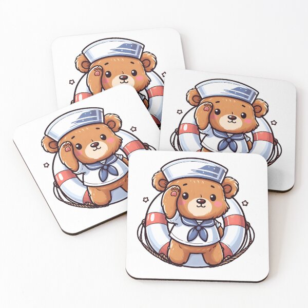 Item preview, Cute Bear Sailor Kawaii designed and sold by TeddybearClub.