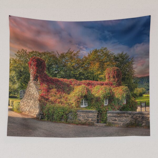 Item preview, Welsh Tea Room Fall Sunset designed and sold by AJEvans.