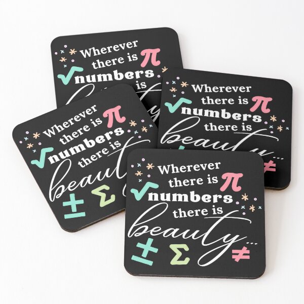 Item preview, Girl Math - Numbers is Beauty designed and sold by NettiesWallArt.