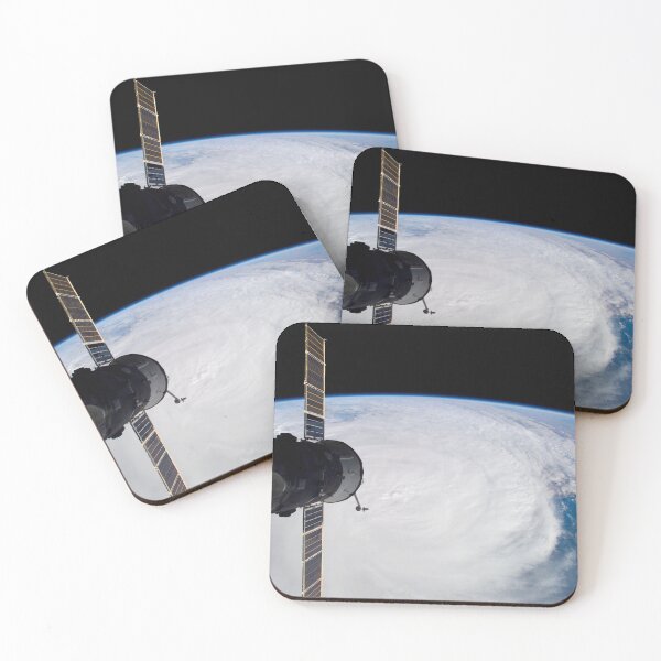 Item preview, STK204395S-Cyclone Glenda and a docked Soyuz spacecraft. designed and sold by StocktrekImages.