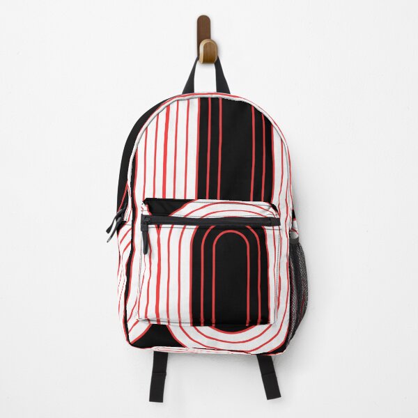 Item preview, Black red modern circular design with details designed and sold by MPDesign84.