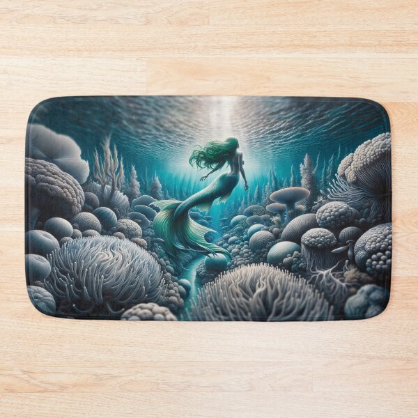 Item preview, Siren looking up at surface designed and sold by SailorShoppe.