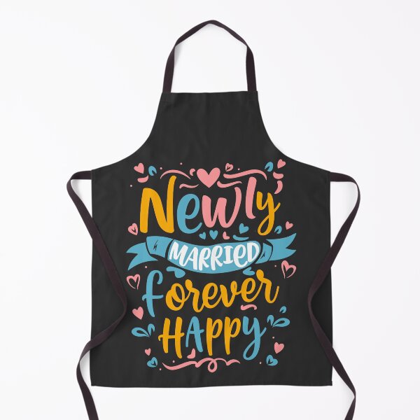 Item preview, Newly Married, Forever Happy: Celebrate Your New Beginnings with This Sweet and Romantic designed and sold by FEBRICAST.