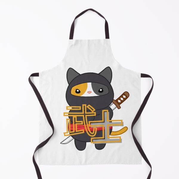 Item preview, Ninja Cat Roning designed and sold by CUTE_CAT ⭐⭐⭐⭐⭐.