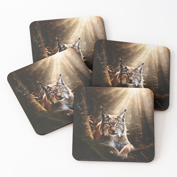 Item preview, Lynx in the woods designed and sold by occorocks.