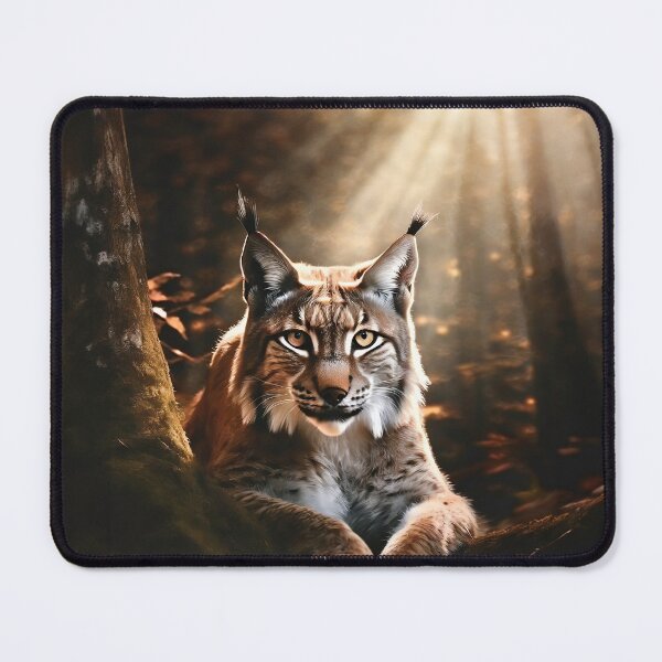 Item preview, Lynx in the woods designed and sold by occorocks.