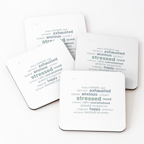 Item preview, Emotions: Stressed, anxious and exhausted designed and sold by ProjectLui.