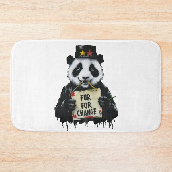Item preview, Panda Stencil Graffiti designed and sold by Bomax121.