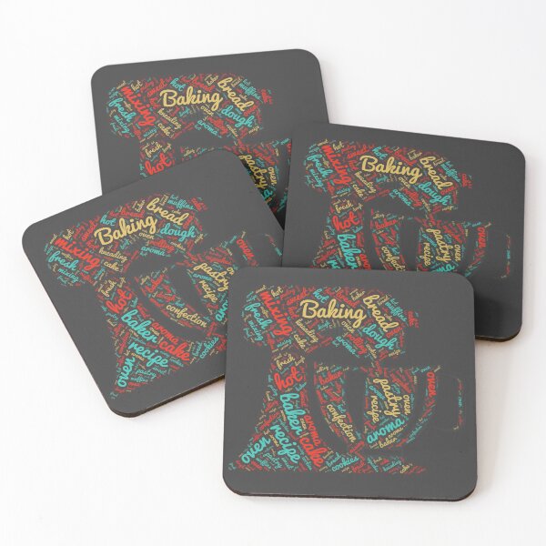 Item preview, Baking Wordcloud for Darker Backgrounds designed and sold by WordsYouLove.