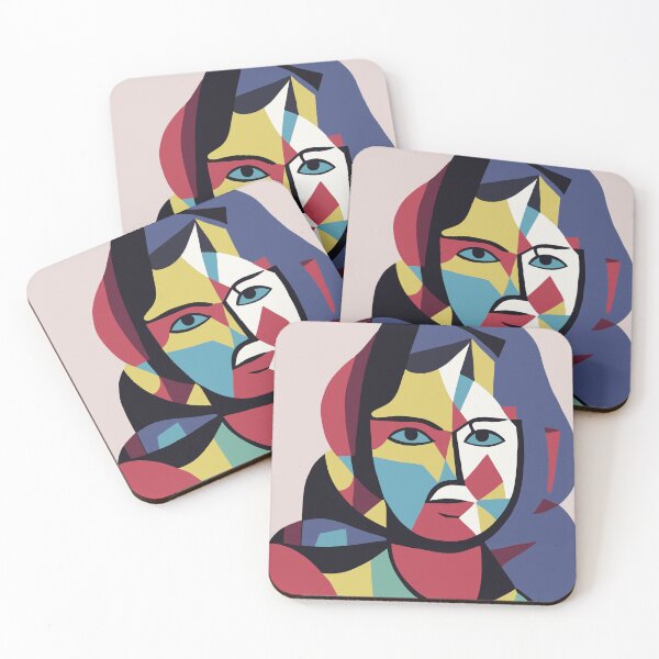 Item preview, Zoe - Cubism Portrait designed and sold by velvetearth.