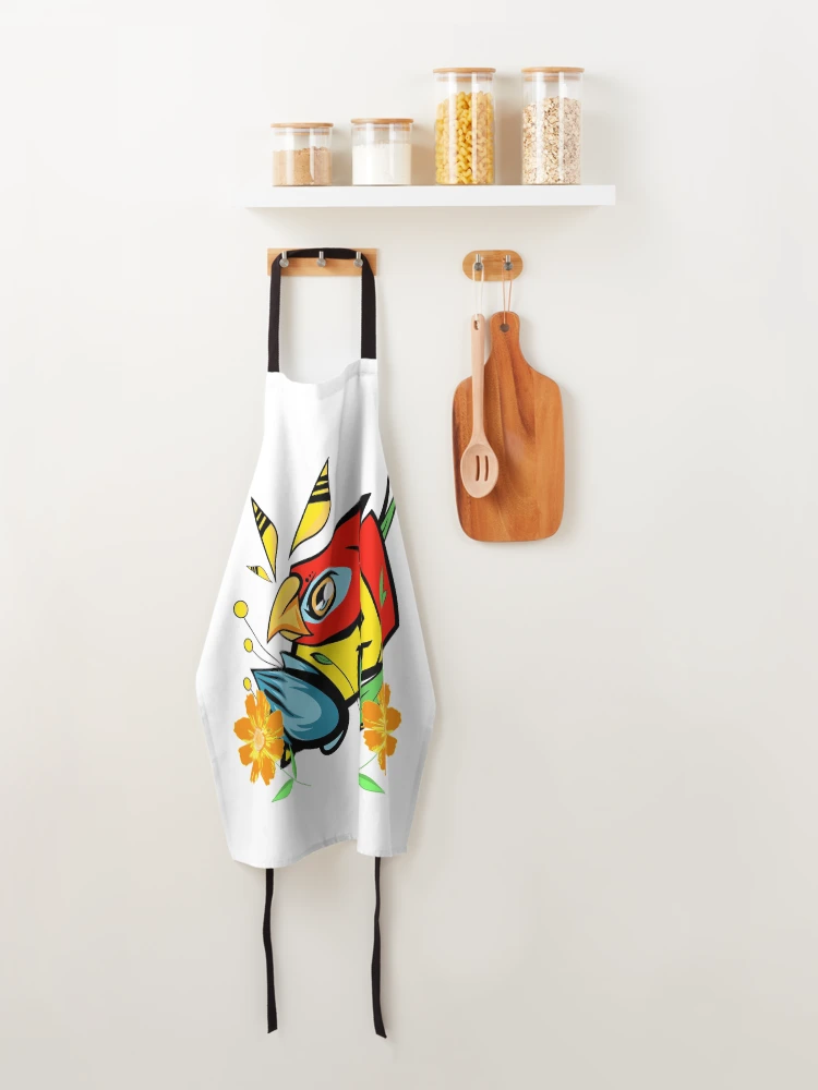 Thumbnail 4 of 6, Apron, Parrot designed and sold by MoroccanCreator.
