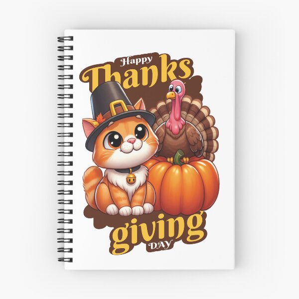 Item preview, Happy Thanks Giving Day Cut cat  designed and sold by Pyro-Store.