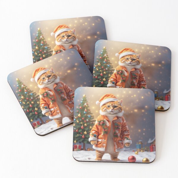 Item preview, Chic Christmas Cat designed and sold by Neranchara.