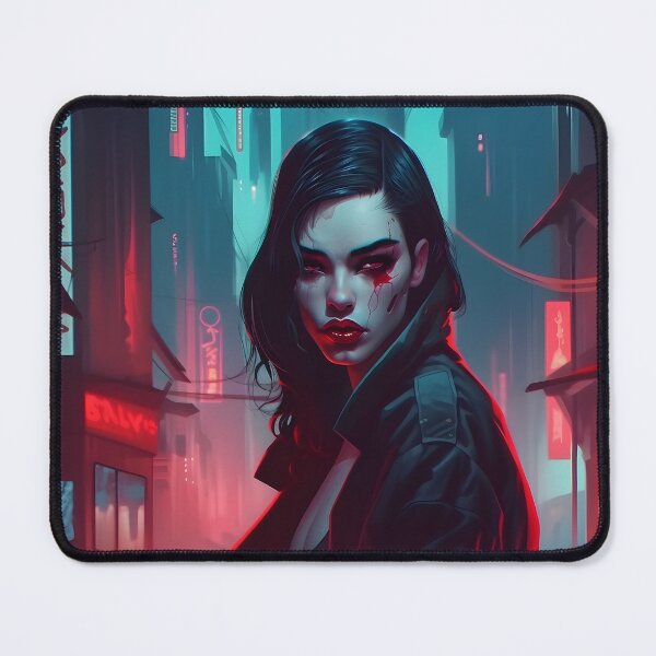 Item preview, Cyberpunk Woman designed and sold by RaccoolDesign.