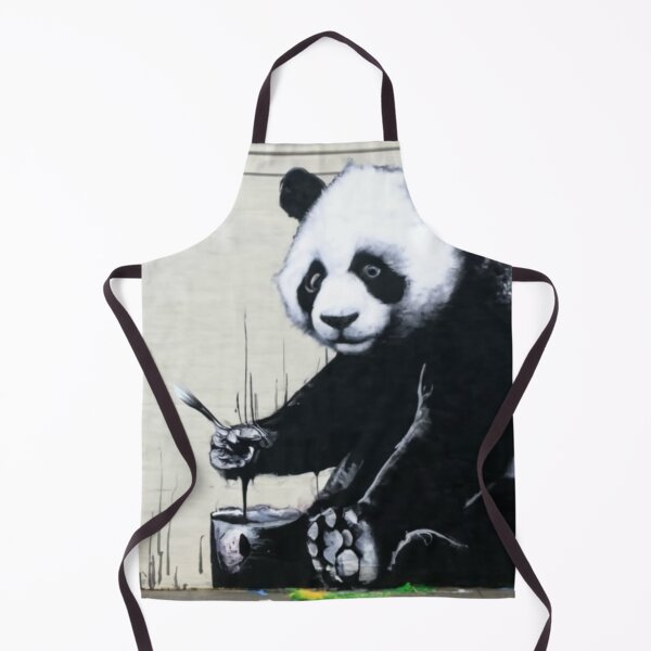 Item preview, Panda Stencil Graffiti designed and sold by Bomax121.