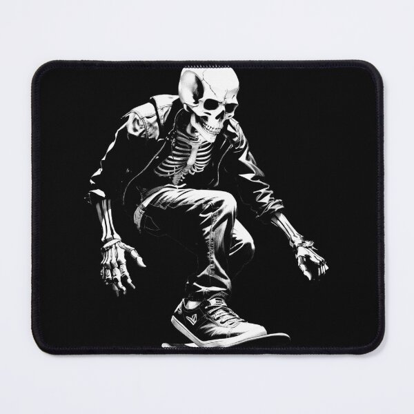 Item preview, Skateboard Extreme Sports Skaters Skull Skeleton designed and sold by DrawHandArt.