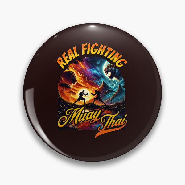 Item preview, Muay Thai Real Fighting designed and sold by CoolCrazyQuirky.
