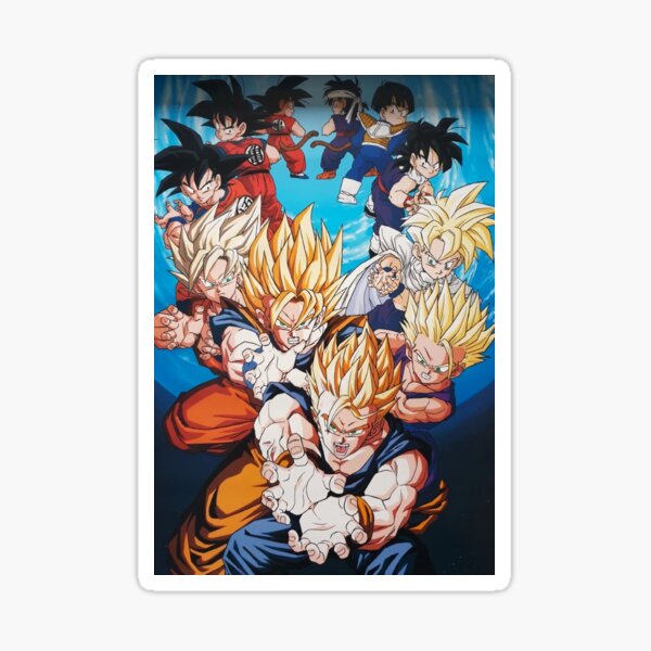 Trunks ssj 1 Sticker by Emmanuel Den Dauw