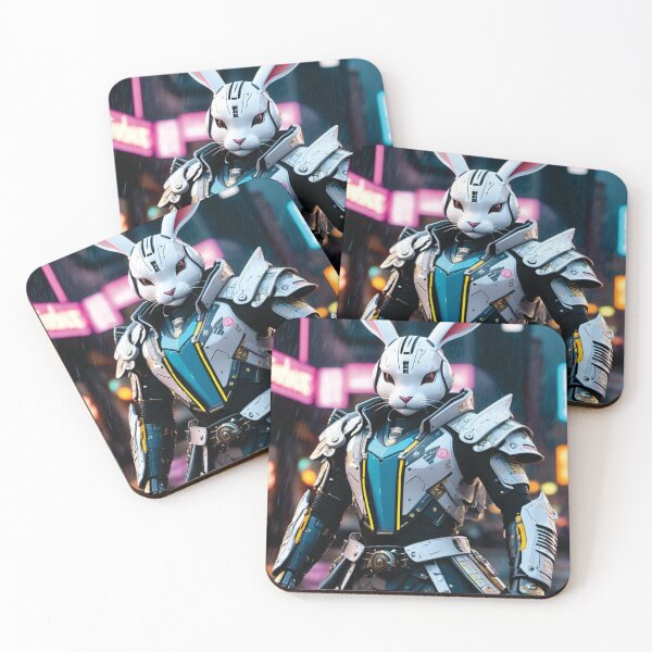 Item preview, Cyberpunk Rabbit 4 designed and sold by Decyo.
