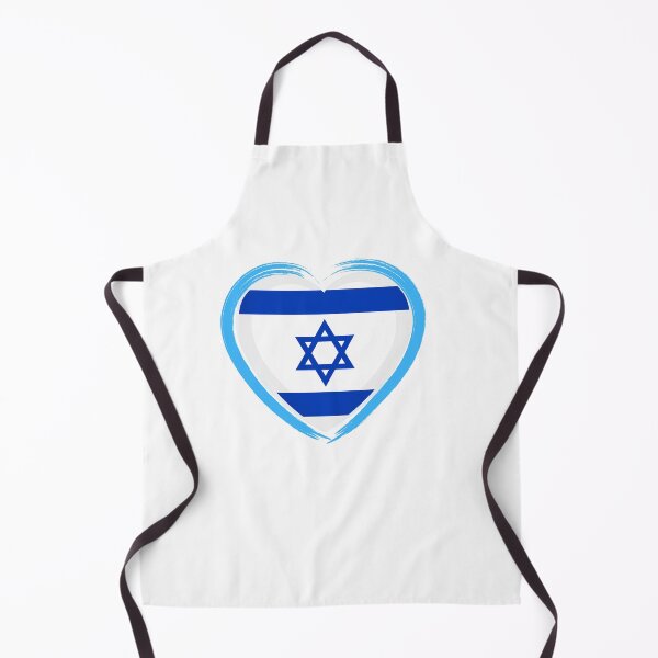 Item preview, Israeli Flag Heart designed and sold by HebrewHipster.