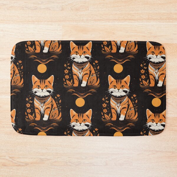 Item preview, "Retro Whiskers: Vintage Cat Illustration" designed and sold by ArtistKunal123.