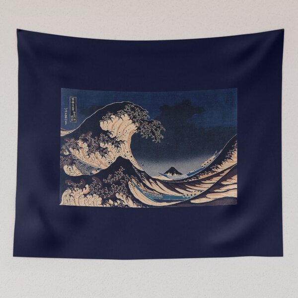 Item preview, Indigo dyeing The Great Wave off  designed and sold by miyabi-bonds.