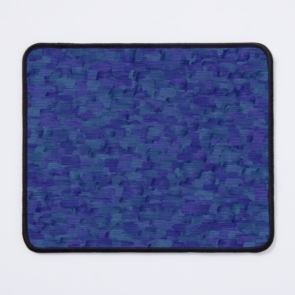 Item preview, mid century modern boho retro blue abstract pattern designed and sold by DesignYourWaystore.