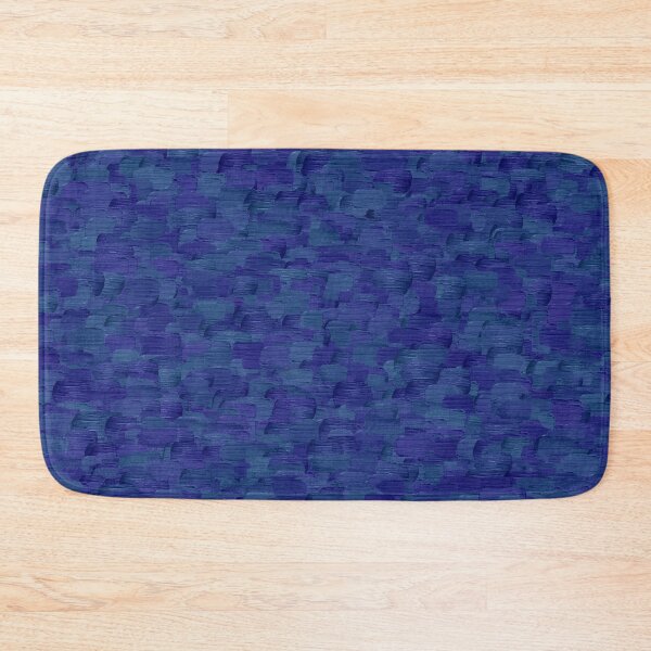 Item preview, mid century modern boho  retro blue abstract  pattern designed and sold by DesignYourWaystore.