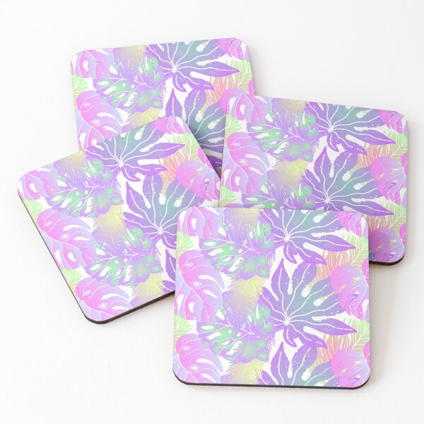 Item preview, Pattern Gradient Colored Tropical Exotic Palm Leaves designed and sold by NayaChu.