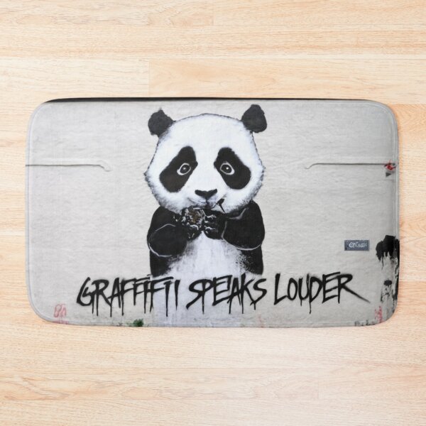 Item preview, Panda Stencil Graffiti designed and sold by Bomax121.